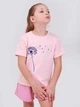 Детская футболка для девочки Smil 110812 128 см Розовый персик (4824039349727) - изображение 1