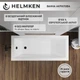 Ванна акрилова Helmken Rivana 170x70 см (7713S8V763) комплект 4 в 1: прямокутна ванна, ніжки, Чорна фронтальна та бічна панель - зображення 2
