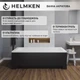 Ванна акрилова Helmken Rivana 170x70 см (7713S8V763) комплект 4 в 1: прямокутна ванна, ніжки, Чорна фронтальна та бічна панель - зображення 3