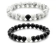 Браслет-резинка Primo Marble на руку - Black/White - изображение 1