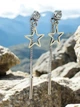 Серьги подвески Primo Star - Silver - изображение 6