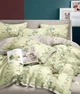 Комплект постільної білизни Soho Євро Elle 200х230 см Flower Olive Grey - зображення 1