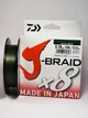 Шнур Daiwa J-Braid x8 150м 0.18мм Dark Green - изображение 1