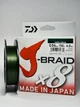 Шнур Daiwa J-Braid x8 150м 0.06мм Dark Green - изображение 1