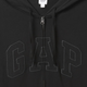 Толстовка на блискавці чоловіча GAP 868454-11 L Чорна (1200138863853) - зображення 5