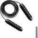 Скакалка швидкісна Cornix Speed Rope Classic з обважнювачем 280 см Чорна (XR-0353) - зображення 2