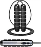 Скакалка швидкісна Cornix Speed Rope Classic з обважнювачем 280 см Чорна (XR-0353) - зображення 1