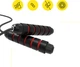 Скакалка швидкісна Cornix Speed Rope Classic з обважнювачем 280 см Чорно-червона (XR-0354) - зображення 5