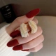 Стильные женские серьги - гвоздики с маленьким жемчугом - изображение 8