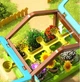 Дитяча гра 4FUN Game Club набір Ботанічні експерименти з теплицею, підставка, інструменти, бруски ґрунту, насіння, позначки для рослин, в коробці, 37 см × 12 см × 26 см (18415) - зображення 9