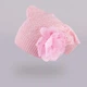 Детская шапка косынка для девочки tutu 02554 46-50 Розовая - изображение 1