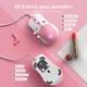 Мышь игровая ONIKUMA проводная USB с подсветкой Gaming White-Pink (CW916_White-Pink) - изображение 4