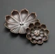Металева підставка - тримач для ароматичних паличок / аромапаличок Lotus курильниця для пахощів і ароматерапії у формі лотоса, L (8.5х1.5 см), бронзова (98181357) - зображення 4