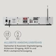 Стереоусилитель ресивера Auna HiFi CD Silver Star Internet/DAB+/FM WiFi 10036446 - изображение 8