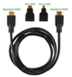 Міні-адаптер HDMI Micro HDMI Кабель 3 в 1 Високоякісний HD Сумісність PS3 HDTV DVD XBOX - зображення 2
