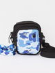 Сумка через плечо Bape синего цвета с двумя ремешками. - изображение 1