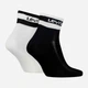 Набор женских носков высоких хлопковых Levi`s Mid Cut Sport Stripe 701226933-001 35-38 2 пары Black/White (8720245583329) - изображение 2