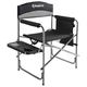 Кемпінговий директорський стілець KingCamp ASH со столом KC1904 (BLACK / MEDIUMGREY) - зображення 1