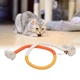 Игрушка Lesko DT-1145 Веревка Orange для котов - изображение 3