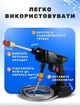 Акумуляторна автомобільна мийка високого тиску портативна з 2 акумуляторами та кейсом для зберігання мінімийка для машин бездротова - зображення 2