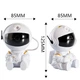 Лазерний led проектор галактики астронавт зоряне небо галактики з пультом astronaut | дитячий світлодіодний світильник нічник космонавт зоряного неба сидячий із зіркою Білий - зображення 14