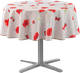 Obrus na stół Douceur d'interieur Sweet Poppy okrągły w maki 180 cm (3574387227734) - obraz 1