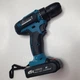 Шуруповерт Jiageng Cordless Drill 25V з набором інструментів Синьо-чорний J-25-D1 - зображення 6