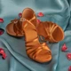 Босоніжки для танців Staranna 37 23,5 см бежеві в комплекті з накаблучниками (85Б235-1) - зображення 4