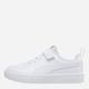 Sneakersy chłopięce na rzepy Puma Rickie AC+ PS 38583601 28 (10UK) Białe - obraz 4