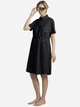 Платье-рубашка миди летнее женское Jack Wolfskin Waimea Dress W A63887-C0413 XL Синее (4064886446532) - изображение 3