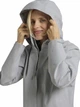 Спортивная ветровка с капюшоном женская Jack Wolfskin Trailtime 2L Jkt W A63902-6709 M Серая (4064886469838) - изображение 4