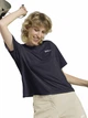 Спортивная футболка для фитнеса женская Jack Wolfskin Vonnan Crop T W A63932-1388 L Синяя (4064886460293) - изображение 4
