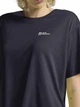 Спортивная футболка для фитнеса женская Jack Wolfskin Vonnan Crop T W A63932-1388 L Синяя (4064886460293) - изображение 5