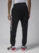 Спортивные штаны утепленные мужские Nike Jordan Essentials Air Fleece HQ4645-010 XL Black/White (197602526936) - изображение 2
