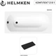 Ванна акриловая Helmken Tressa 160x75 см (3369630D5S) комплект 2 в 1: прямоугольная ванна, Черный подголовник - изображение 19
