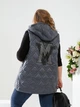 Жилетка VM ( Vira Moda )Код ВІРМ-520 графіт 56-58 - зображення 4