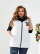 Жилетка VM ( Vira Moda )Код ВІРМ-520 білий 52-54 - изображение 3