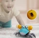 Інтерактивна дитяча іграшка Mr.Crab іграшковий Крабік, що втікає з датчиком руху, музикою і підсвічуванням + USB, блакитний (100324843) - зображення 5