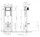 Инсталляция Cersanit System 40 Mech C677 + панель смыва Presto черная матовая + подвесной унитаз Desse Vortex с сиденьем Soft Close дюропласт - изображение 4