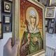 Икона "Святая мученица Антонина" янтарная 15х20 - изображение 8