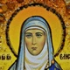 Икона "Святая мученица великая княгиня Елисавета (Елизавета)" янтарная 15х20 - изображение 3
