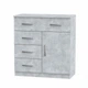 Комод для речей Компаніт 1-3-1 Сірий бетон (ательє світлий) - зображення 1