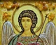 Икона "Архангел Гавриил" янтарная 15х20 - изображение 4
