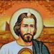 Икона "Святой Юда Тадей" янтарная 15х20 - изображение 7