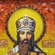 Икона "Святитель Василий Великий" янтарная 15х20 - изображение 8