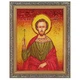 Икона "Святой Леонид" янтарная 15х20 - изображение 1
