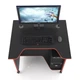 Компьютерный геймерский стол XGamer MINI XG08 с полкой под системный блок 80/65/75см черно красный - изображение 3
