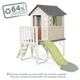 Domek Smoby Toys Life Letni wypoczynek na podporach 243x160x197 cm (7600810802) (3032168108028) - obraz 3