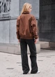 Жіночий бомбер Staff litz brown XXS (TBN0061) - изображение 5