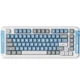 Ігрова клавіатура бездротова MCHOSE X75 Blue/Grey Сиро-блакитний - зображення 1